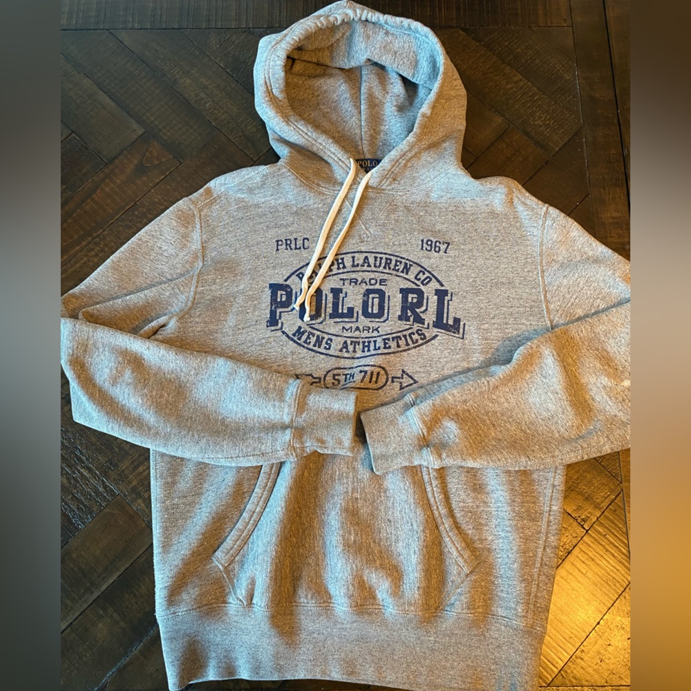 Mens distressed Polo pullover
